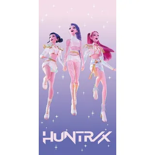 Halantex K-Pop Demon Hunters Badetuch 70 x 140 cm mehrfarbig