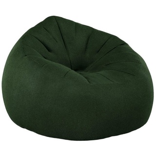 VYNCA Sitzsack »Levy Braid Beanbag« (Sitzsack), Indoor Sitzsack, Made in Europe grün