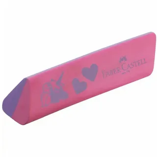 Faber-Castell Dreieckiger Radiergummi Einhorn lila/pink