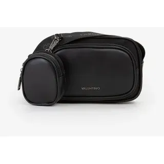 VALENTINO BAGS Mini Bag IRONS (Set, Abnehmbare Außentasche), Herren Umhängetasche, Schultertasche mit Logoschriftzug schwarz