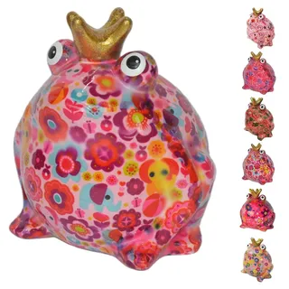 netproshop Spardose Frosch Pink Serie aus Keramik Pomme Pidou, Auswahl:Frosch-Pink-Hippo