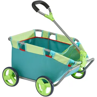 HABA Puppen-Bollerwagen Türkis