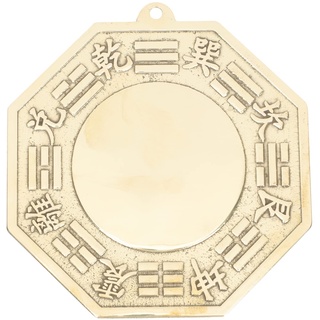 Klatschspiegel Bagua-spiegelanhänger Decoraciones Para Sala De Casa Chinesischer Bagua-spiegel Segensspiegelanhänger Fengshui-konkavspiegel Glücksspiegel Acht Seiten Kupfer Anzeige