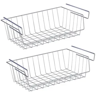 Wenko Einhängekorb Metall, silberfarben glänzend