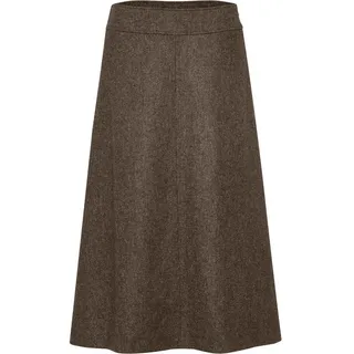 Highmoor Webrock Ausgestellter Tweed-Rock beige|braun 36