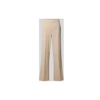 Loose Fit Stoffhose aus Viskose-Mix Modell 'AVA UTILITY', Sand Melange, 44