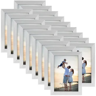 luxuskollektion Bilderrahmen Silber 9x13 cm 18er Set