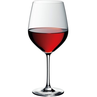 WMF Easy Plus Burgunder Weinglas, 700ml, Kristallglas, spülmaschinengeeignet, transparent