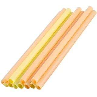 Fackelmann Strohhalme Plastik, Strohhalme, Mehrweg-Trinkhalm, Cocktail-Zubehör, Strohhalm, Kunststoff, wiederverwendbar, Kunststoff, 20 cm