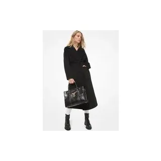 MK Doubleface-Mantel Aus Wollmischgewebe - Schwarz - Michael Kors - XL