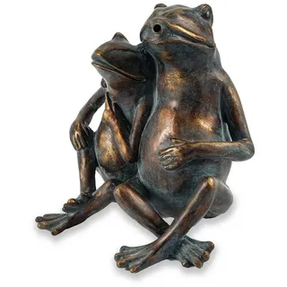 esotec Wasserspeier Froschpaar 20x15x22cm Grau