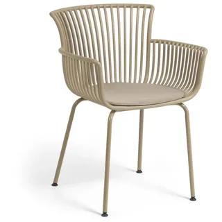 Kave Home 4er Set Kave Home Stuhl Surpika Kunststoff Beige