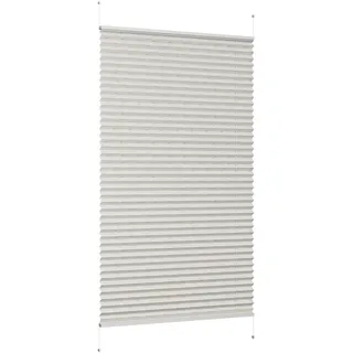 Sekey Plissee ohne Bohren, Fenster Plissee Klemmfix Jalousie 80 cm breit, Verspannt Lichtdurchlässig Sonnenschutz Fensterollo, 80 x 200 cm, Leinen
