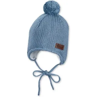 Sterntaler - Kid's Strickmütze Pompon - Mütze Gr 47 cm blau