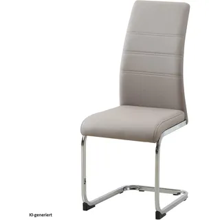 Hti-Living Schwingstuhl Kunstleder blau 2er Set