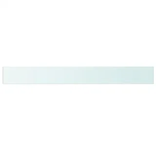 vidaXL Wandregal 110 x 12 x 0,8 cm Transparent