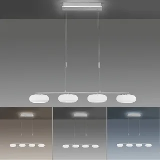 Q SMART HOME LIGHTS LED-Pendelleuchte Q-Etienne Alu, Eisen, Stahl & Metall Silber