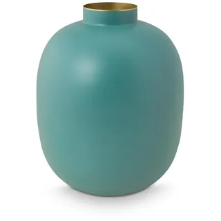 Pip Studio Home Deco Metal Vase hellblau matt 32cm