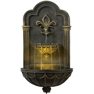 Teamson Home Wandbrunnen Fleur-de-Lis