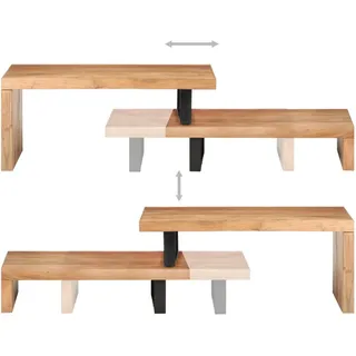 vidaXL Couchtisch-Set Braun Akazie 5800 x 2300 cm