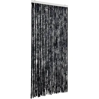 vidaXL Insektenschutz Vorhang Fliegengitter Fliegenvorhang Türvorhang Flauschvorhang Fliegenschutz Balkontür Wohnzimmer Wohnwagen 100x220 cm Anthrazit Chenille