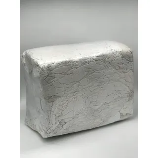 R+H Industrieputzlappen Kattun-Bettwäsche weiß, 10 kg