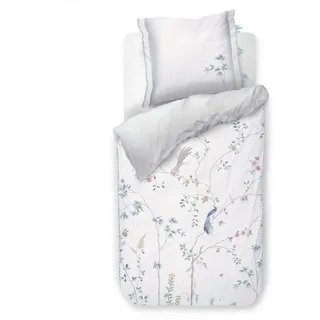 PiP Studio Bettwäsche Bettwäsche-Set Bamboo Blossom White (135x200cm)