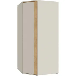 Forte Eckschrank WEXLIN 92,2 x 193,7 x 92,2 cm Beige