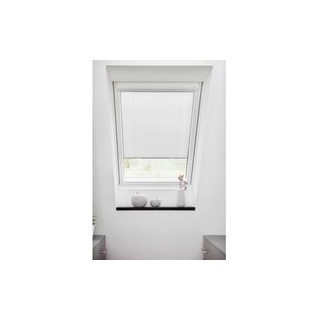Plissee für Dachfenster weiß B/L: ca. 95,3x100 cm - weiß