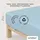 Baumwolle 180 x 200 - 200 x 220 cm blue light