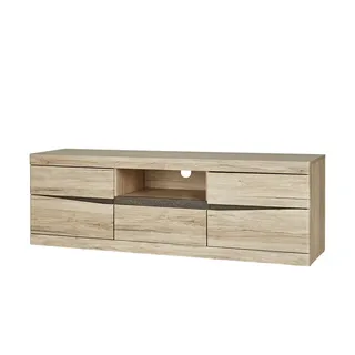 Möbel Kraft Summer Lowboard 150 x 50 cm Braun Holzwerkstoff