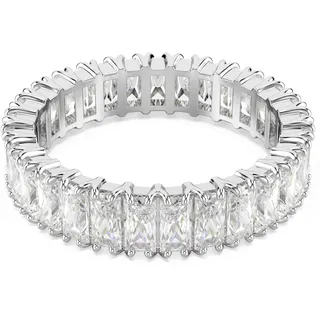 Swarovski Matrix Ring Bandring Zirkonia Silber/Weiß Gr. 50