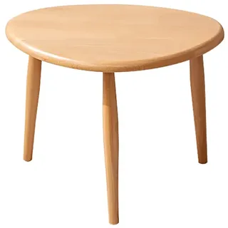 Holz-Nesting-Couchtisch, niedriger Tisch aus massivem Holz (Buche) im skandinavischen minimalistischen Stil, Wohnzimmermöbel, Sofa, kleiner Beistelltisch, Beistelltische ( Color : B , Size : 49.5X37X3