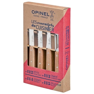 Opinel Messer-Set Opinel Küchenmesser-Set LES ESSENTIELS, natur, 4-teilig