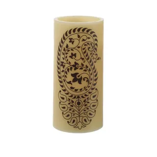 MARELIDA XXL LED Kerze Ornament 25 cm creme