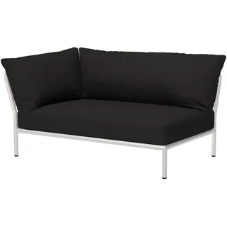 Houe LEVEL2 Outdoor Sofa Lounge-Modul 2 Aluminium weiß
