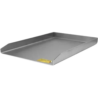 babossa Plancha 30 x 43,5 cm Edelstahl Silber/Weiß