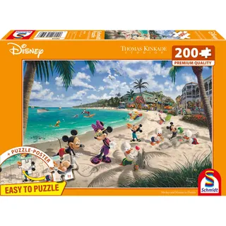 Schmidt Spiele Mickey und Minnie in Florida 200 Teile