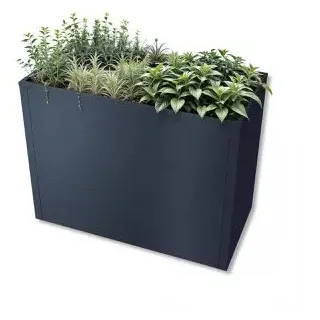 Metzler Hochbeet 100 x 50 x 77 cm Anthrazit