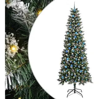 vidaXL Künstlicher Weihnachtsbaum mit 300 LEDs Grün 240 cm