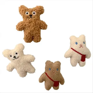 3d-teddybär-plüsch-kühlschrankmagnet, Küchenwanddekoration, Weicher Klebe-kühlschrankmagnet, Wohnaccessoire
