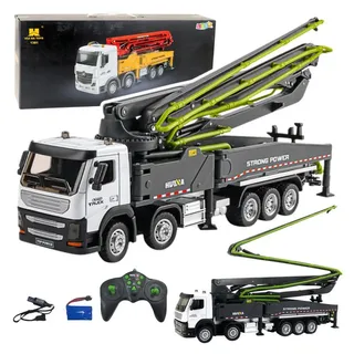 Wisam RC-Auto Beton-LKW ferngesteuert RTF Grau/Schwarz (1:18)