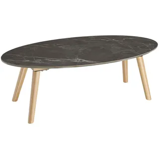 Tectake Acerra Beige Natur 100 x 50 x 34,5 cm