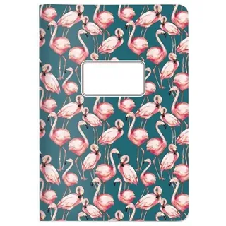 Cedon Hefte A5 Pattern Pink Flamingo