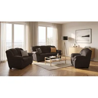 Cotta Couch 3-2-1 Garnitur 2-Sitzer + 2,5-Sitzer Braun