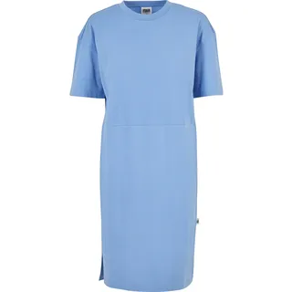 URBAN CLASSICS Organic Oversized Slit Kurzes Kurzarmkleid Horizon Blue S