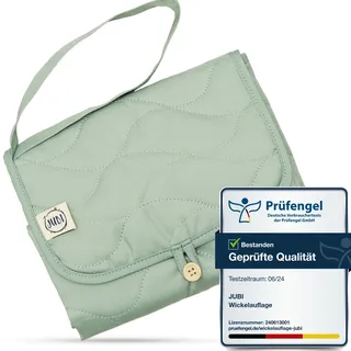 Jubi® Wickelauflage unterwegs, Wickelunterlage mit Fach, Mint