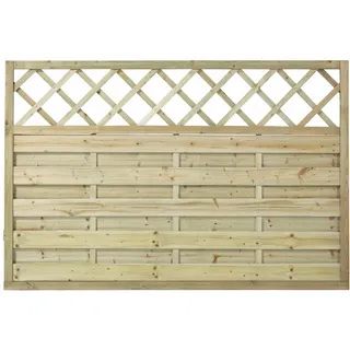 Plus Zaun Bergen mit Rankgitter 180 x 120 cm druckimprägniert