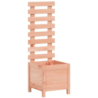 vidaXL Pflanzkübel mit Rankhilfe 39 x 39,5 x 114 cm Braun