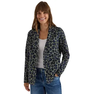 Cecil Damen Oversized Blazer mit Knöpfen und Print - XXL